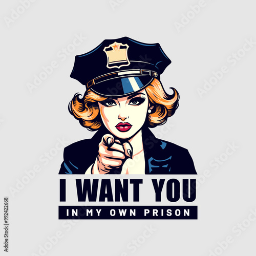 police woman i want you pose uncle sam