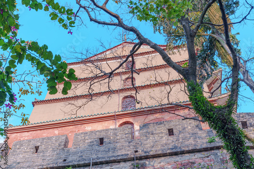 Old traditional Chinese buildings in Yuexiu Park, Guangzhou photo