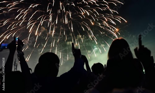 POV Fireworks Show People Night