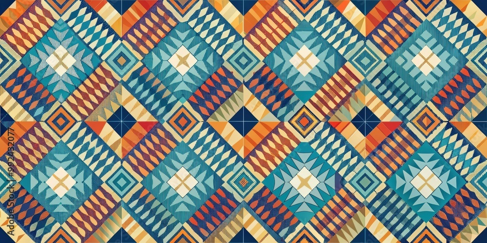 Seamless geometric pattern with modern and abstract design, geometry, seamless, repeat, abstract, shapes, lines Seamless geometric pattern with modern and abstract design, geometry, seamless, repeat, abstract, shapes, lines
