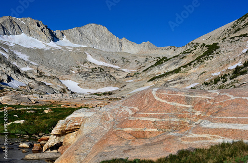 Below Mount Conness (12,590') in the Hoover Wilderness of California. 