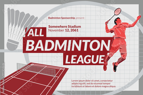 All Badminton League, Badminton Poster