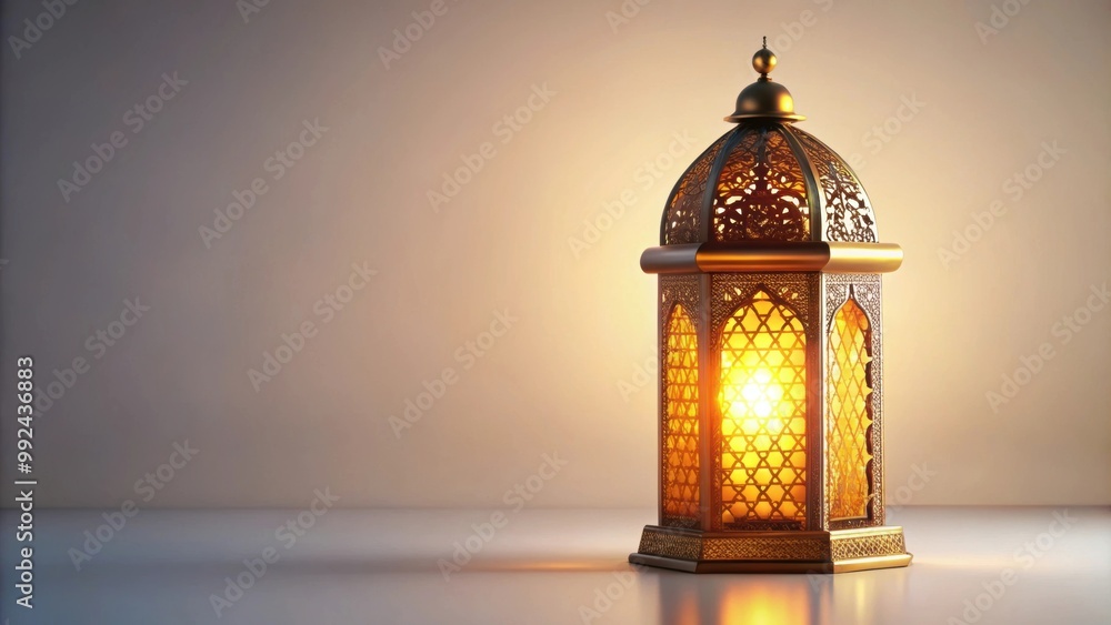 Ramadan kareem lantern isolated on white background with glowing light, perfect for celebrating Muslim holiday and Islamic fasting Ramadan kareem lantern isolated on white background with glowing light, perfect for celebrating Muslim holiday and Islamic fasting