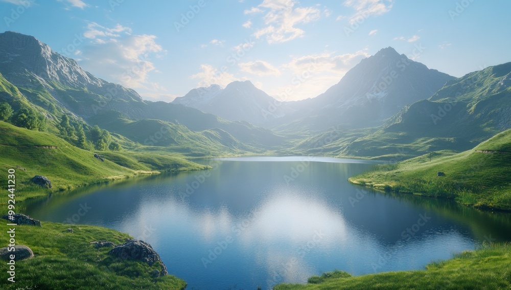 Tranquil Mountain Lake Tranquil Mountain Lake