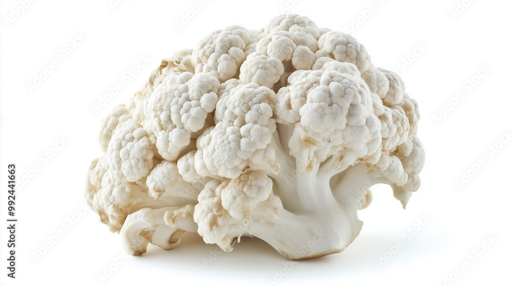 cauliflower isolated on white background cauliflower isolated on white background