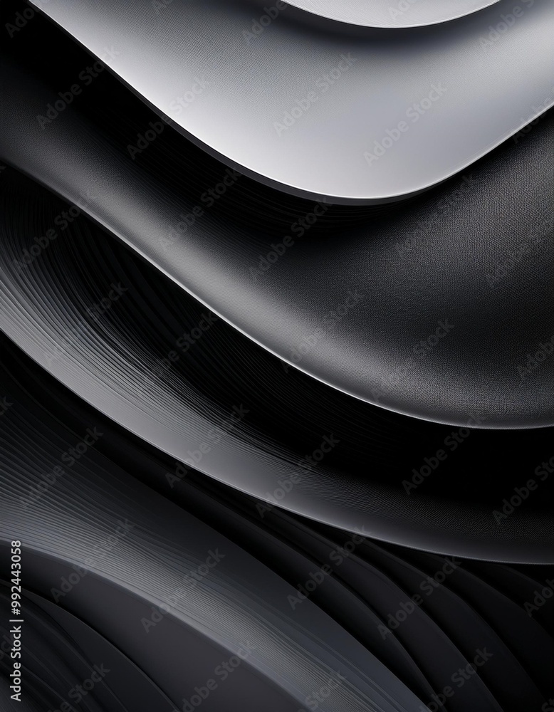 Abstract black and gray minimalist background with depth of field for a sophisticated and understated look Abstract black and gray minimalist background with depth of field for a sophisticated and understated look