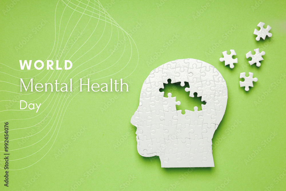 World Mental Health Day, created using Generative AI technology. World Mental Health Day, created using Generative AI technology.