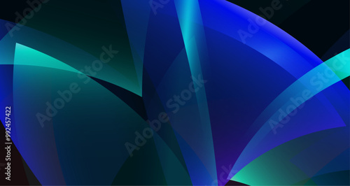 Geometric shapes in vibrant colors, creating a visually stimulating abstract composition