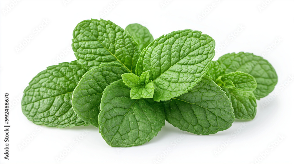 mint isolated on white background mint isolated on white background