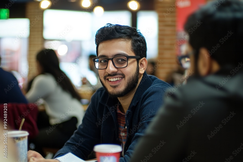 A Muslim Start-Up Team Participates In A Networking Event. They Meet Other Entrepreneurs And Share Their Experiences A Muslim Start-Up Team Participates In A Networking Event. They Meet Other Entrepreneurs And Share Their Experiences