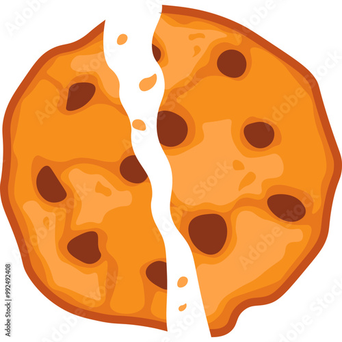 Chocolate Cookies Illustration