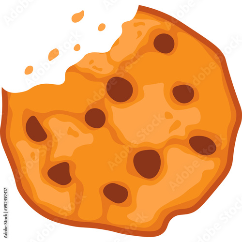 Chocolate Cookies Illustration