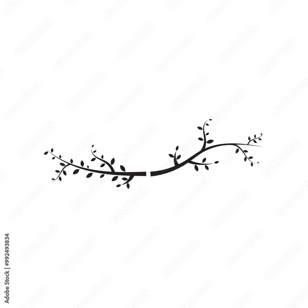 tree branch vector ilustration design template tree branch vector ilustration design template