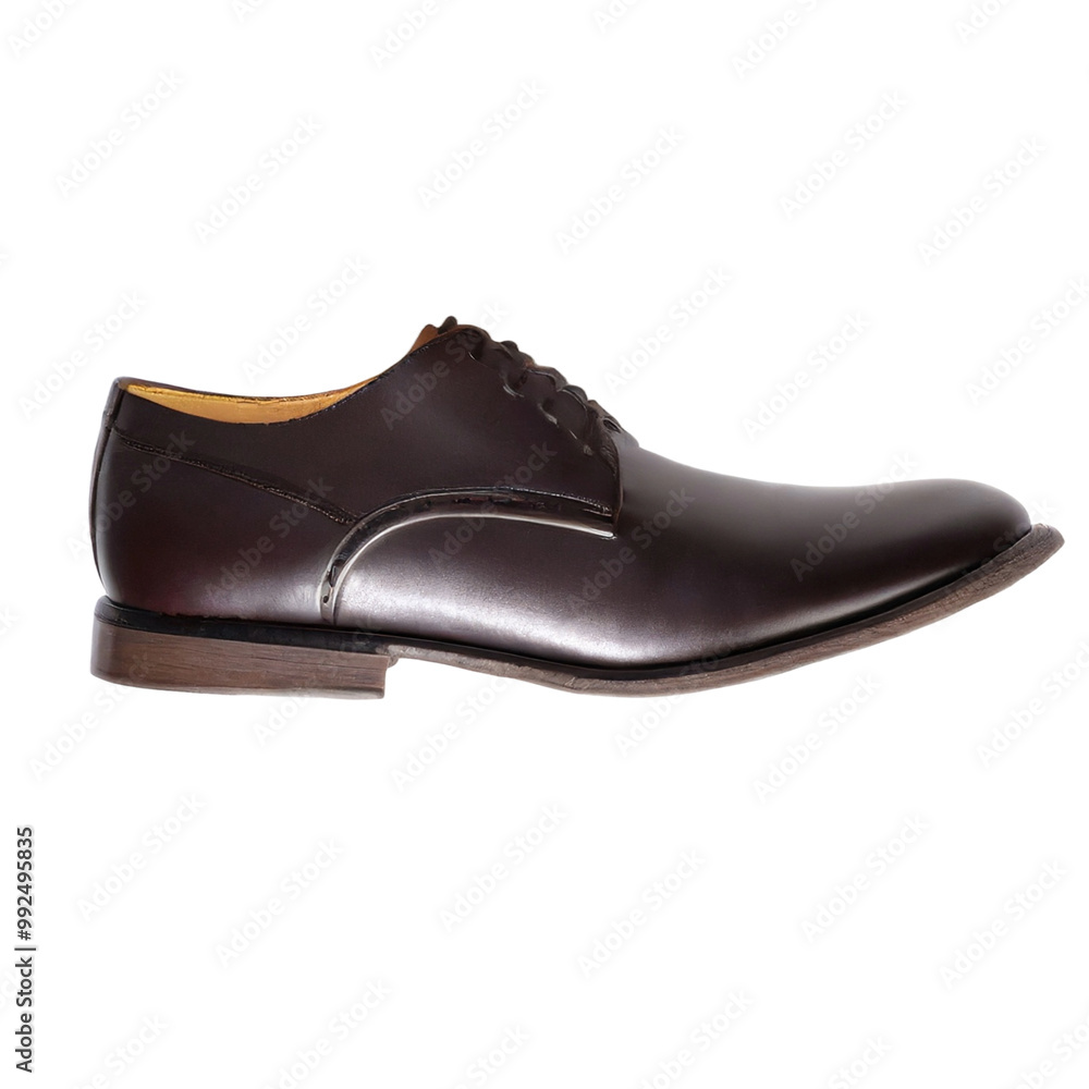 leather shoes isolated on white background top view leather shoes isolated on white background top view