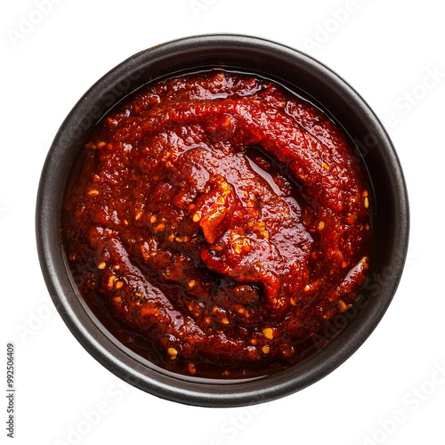 Korean Gochujang Fermentation isolated on transparent background