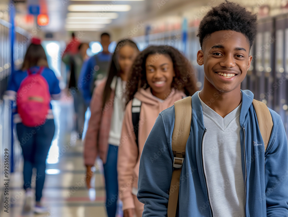 black teens in the school black teens in the school