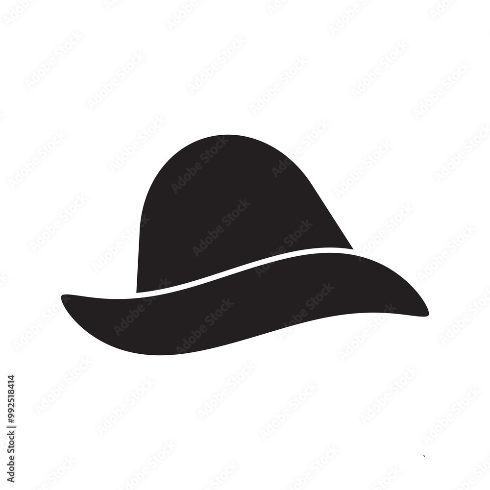woman hat logo icon woman hat logo icon