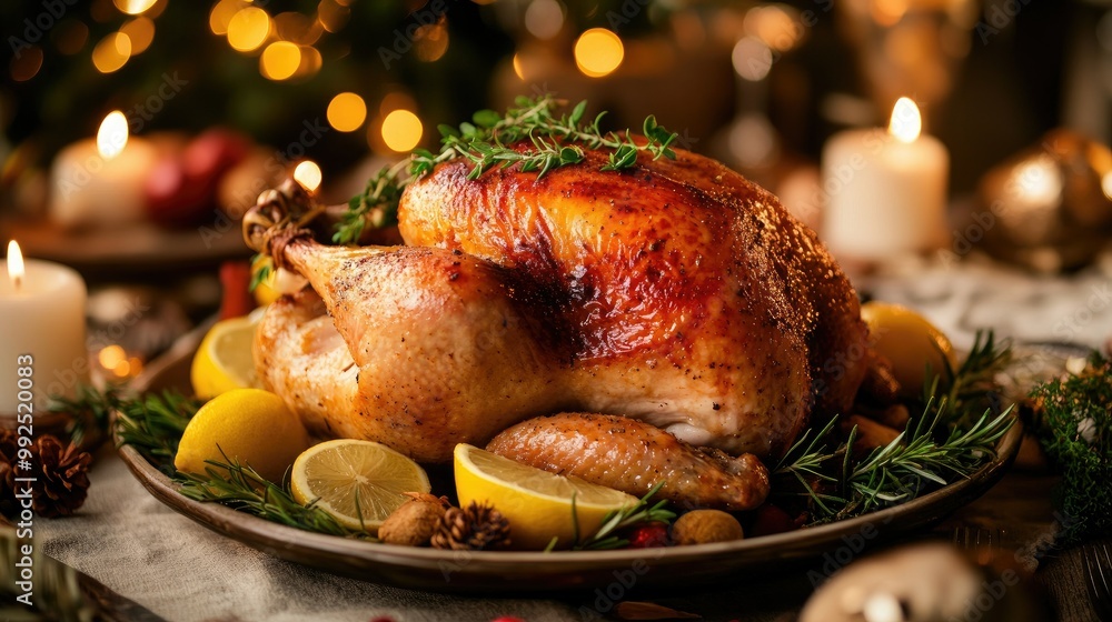 Festive Roast Turkey with Fresh Herbs and Citrus Festive Roast Turkey with Fresh Herbs and Citrus