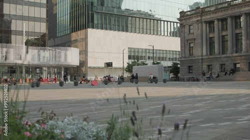 Public square robson square Vancouver art gallery photo