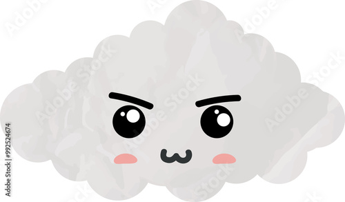 cute cloud paper art