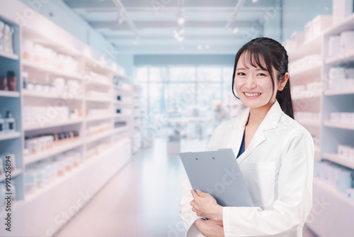 Konstfotografi 薬局で働く薬剤師の女性