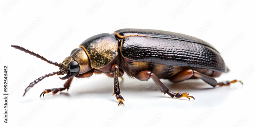 Beetle isolated on a white background, beetle, insect, bug, close-up, macro, nature, wildlife, black, shiny, small Beetle isolated on a white background, beetle, insect, bug, close-up, macro, nature, wildlife, black, shiny, small