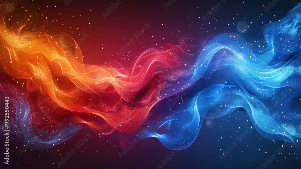 USA Banner Abstract Background with American Flag Design and Copy Space - Vector Illustration USA Banner Abstract Background with American Flag Design and Copy Space - Vector Illustration