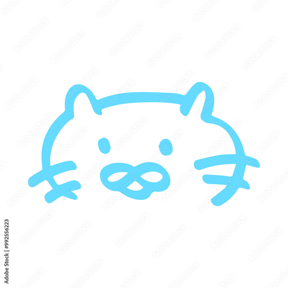 cute cat hand drawn cute cat hand drawn