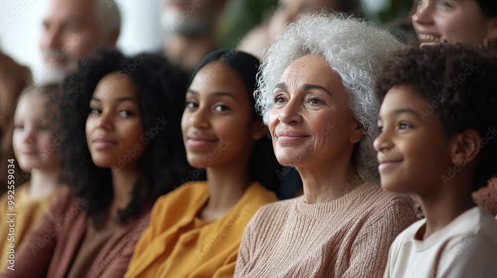 A diverse group of people, young and old, male and female, enjoying a community event, highlighting inclusivity A diverse group of people, young and old, male and female, enjoying a community event, highlighting inclusivity
