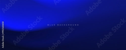 Abstract blue background decorative shape design vector