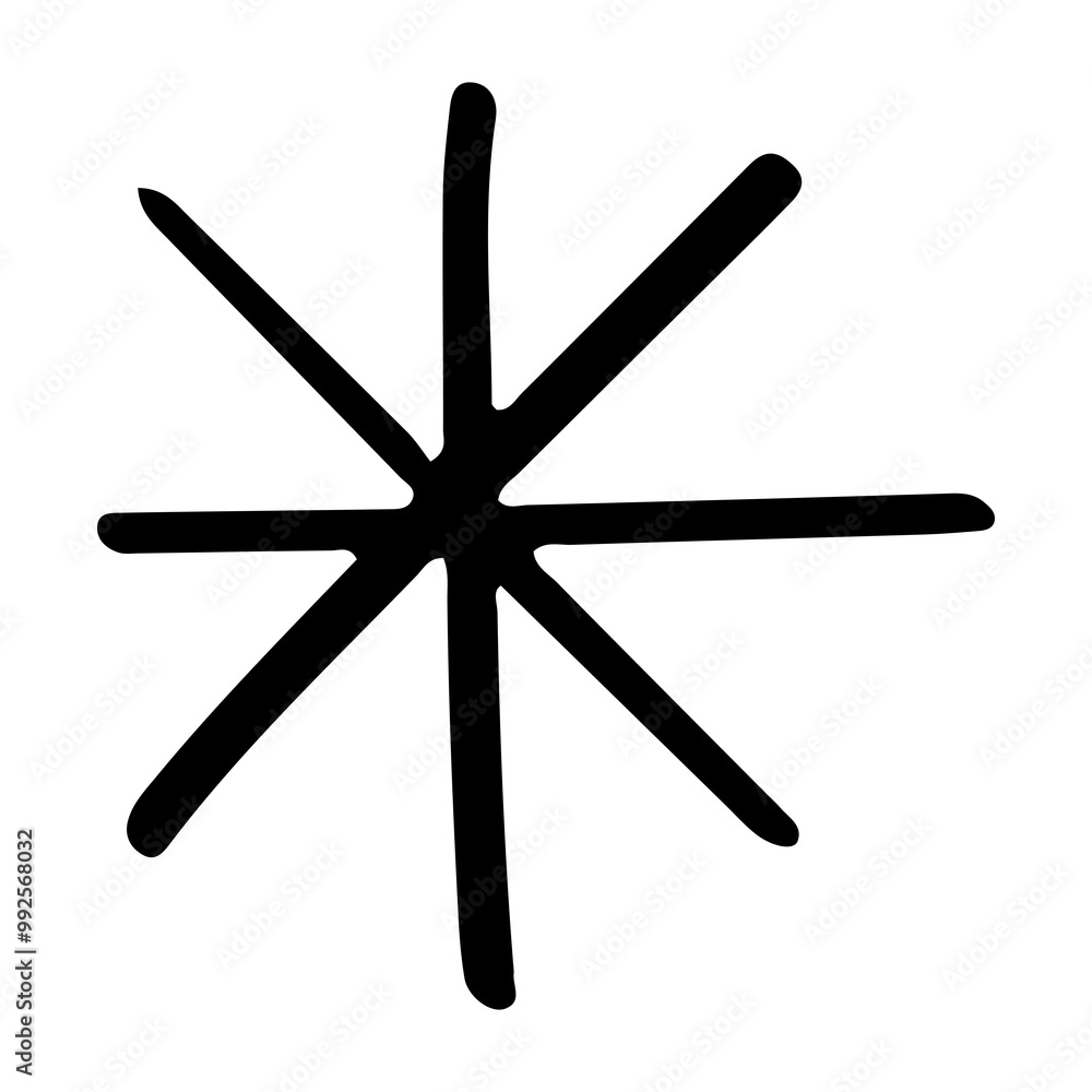 black star hand drawn black star hand drawn