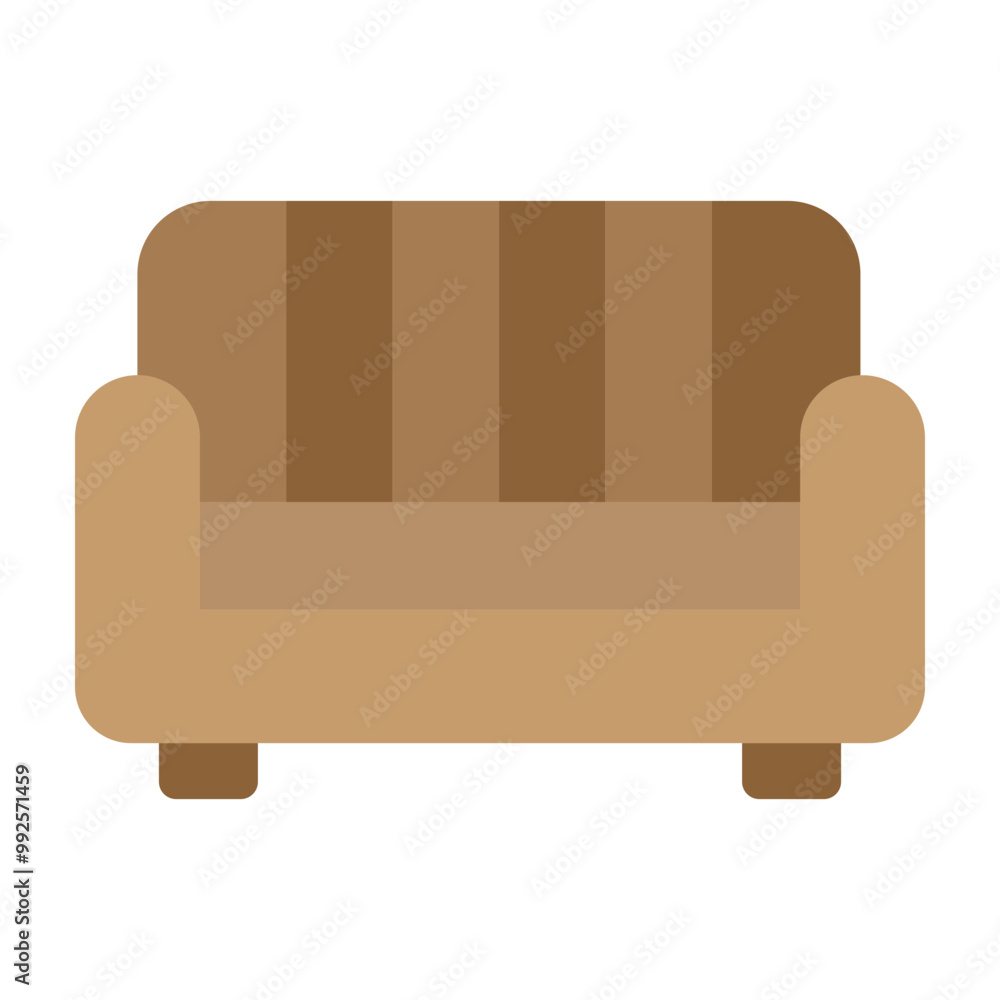 Sofa Vector Flat Icon Design Sofa Vector Flat Icon Design