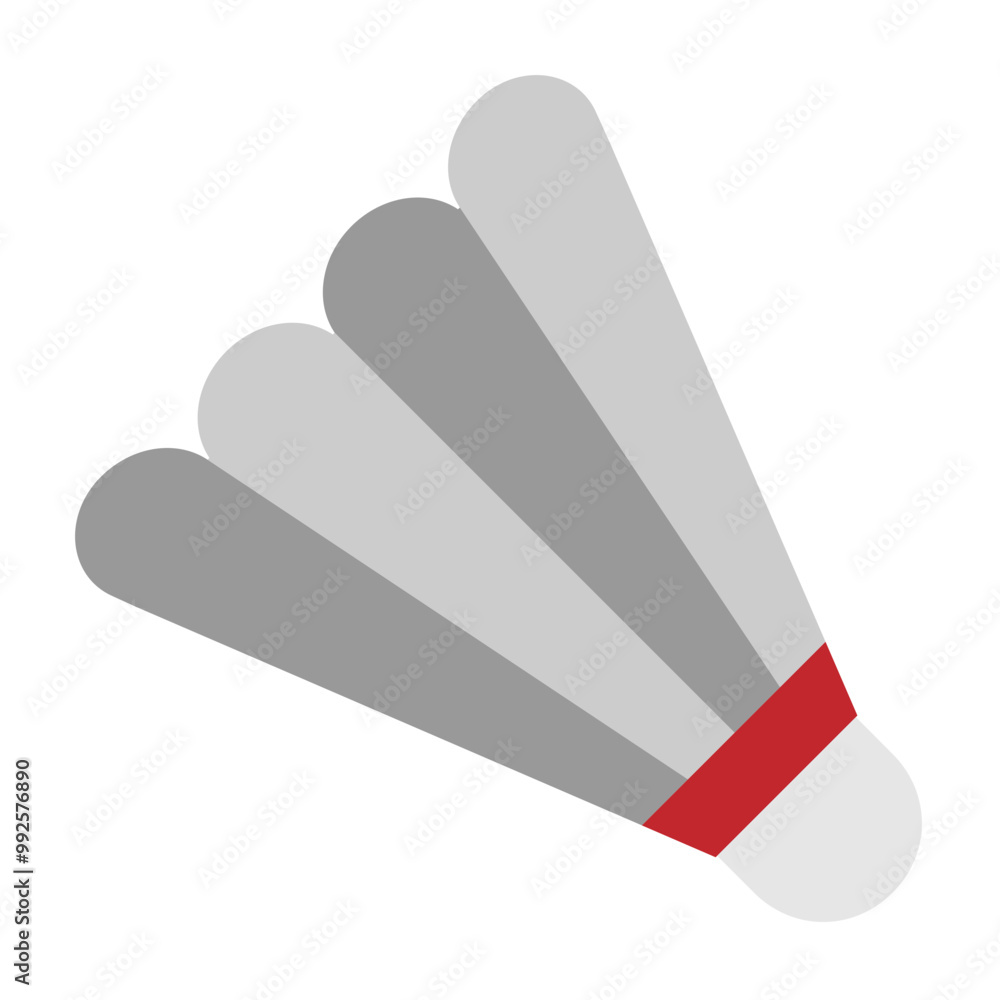 Badminton Shuttlecock Vector Flat Icon Design Badminton Shuttlecock Vector Flat Icon Design