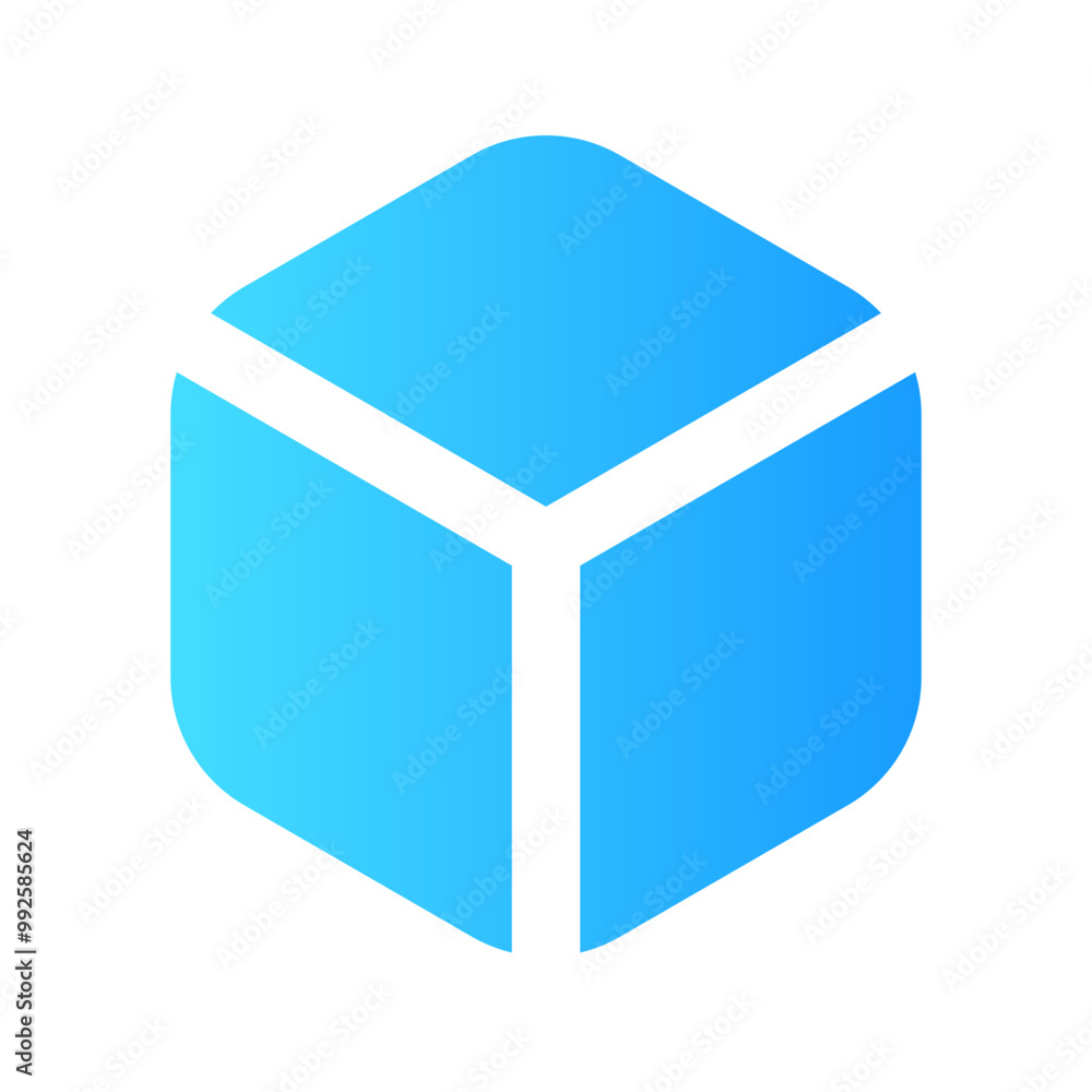 Cube Icon. cube, 3d, geometry, shapes, graphic design, perspective, squares, tool, edit tools. Vector icon illustration Cube Icon. cube, 3d, geometry, shapes, graphic design, perspective, squares, tool, edit tools. Vector icon illustration