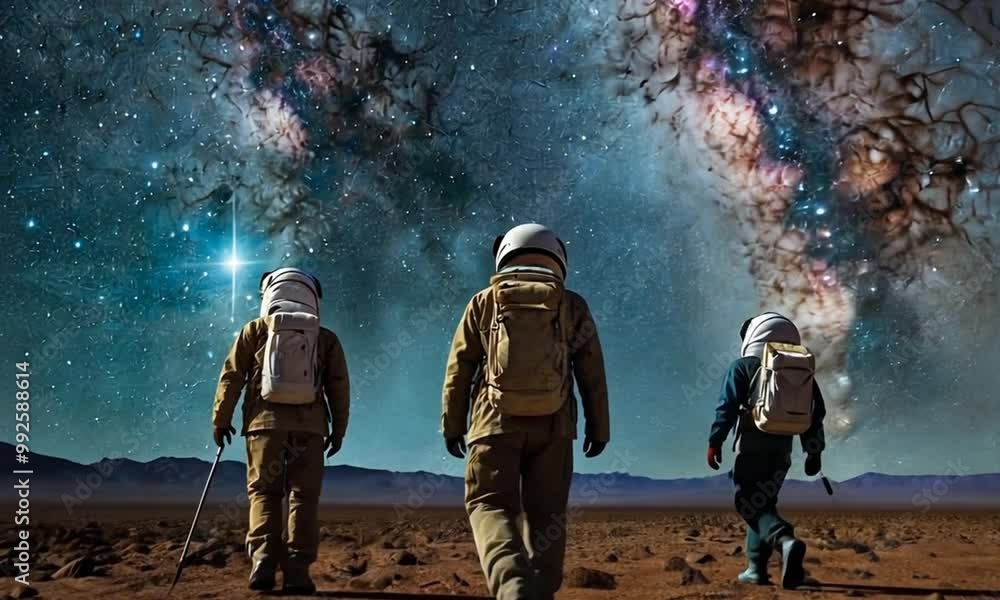 Nebula Nomads: Animals Trekking Through the Stars
Nebula Nomads: Animals Trekking Through the Stars
