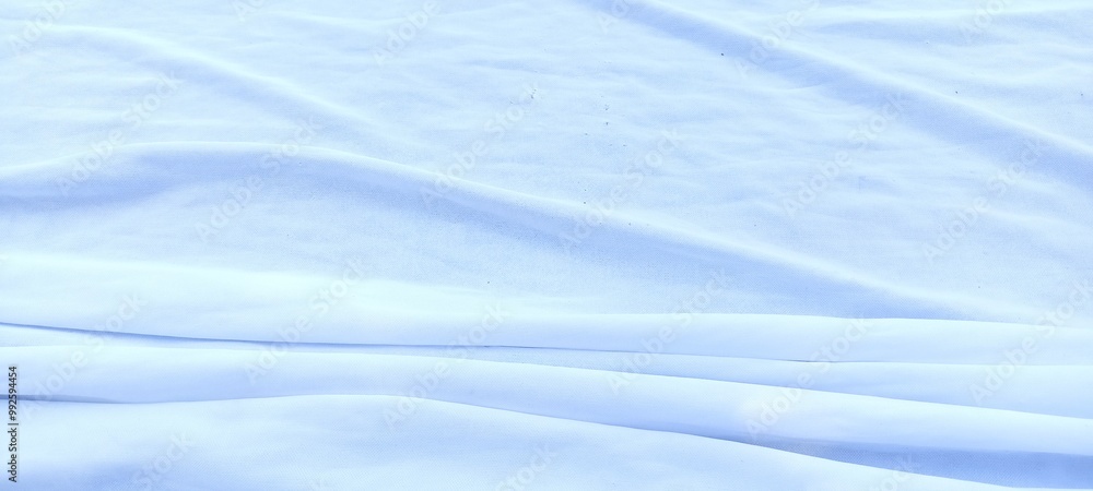 Obraz premium waves on unique white cotton fabric