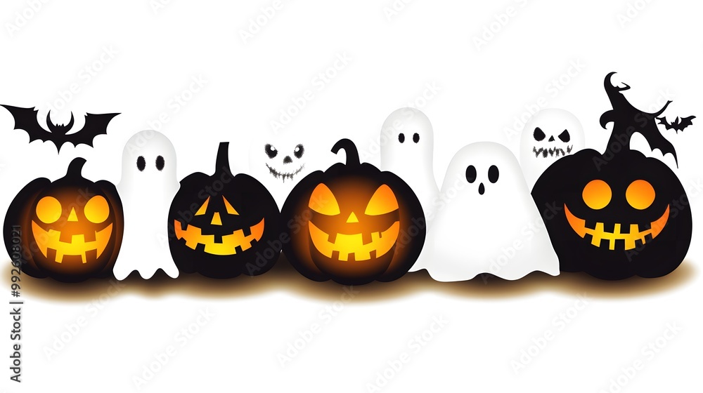 Halloween Font Featuring Eerie Shadow Effects with Glowing Pumpkin and Ghost Icons, Perfect for Spooky Invitations, Decorations, and Seasonal Projects to Capture the Halloween Spirit Halloween Font Featuring Eerie Shadow Effects with Glowing Pumpkin and Ghost Icons, Perfect for Spooky Invitations, Decorations, and Seasonal Projects to Capture the Halloween Spirit