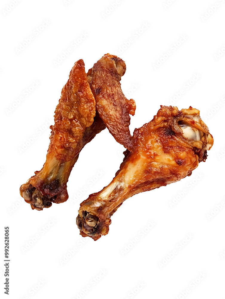 Fried Chicken isolated on transparent background Fried Chicken isolated on transparent background