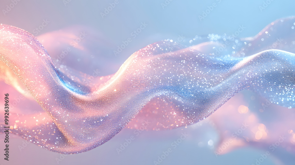 Fototapeta premium Soft Pastel Blue and Pink Abstract Background
