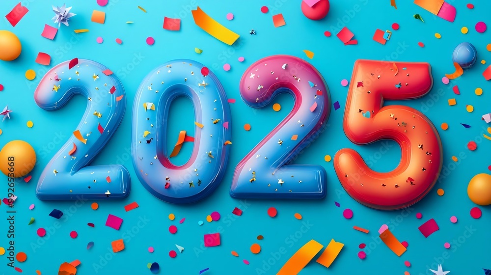 festive new year celebration with bright vibrant background and free copy space for text festive new year celebration with bright vibrant background and free copy space for text