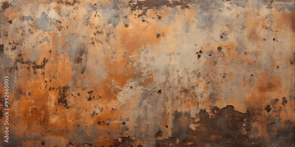 Abstract Rusty Metal Texture Background Brown Orange Grey Abstract Rusty Metal Texture Background Brown Orange Grey
