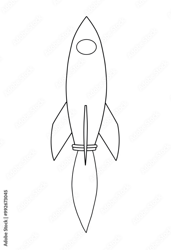 Simple Rocket Ship Line Drawing: A Beginner's Guide to Space Art Simple Rocket Ship Line Drawing: A Beginner's Guide to Space Art