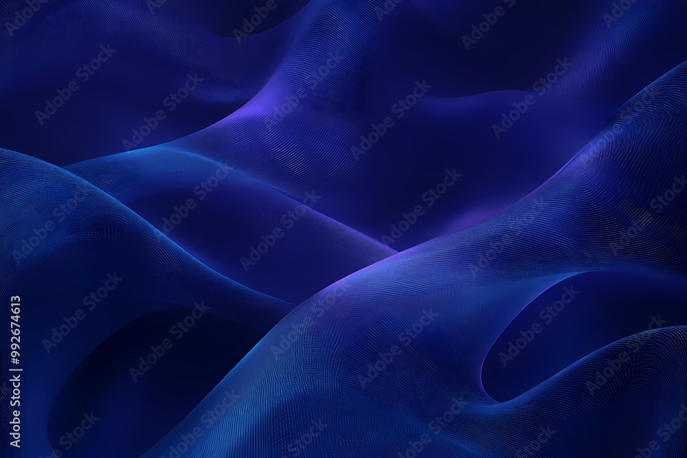 Obraz premium Deep Indigo Blue Abstract Background