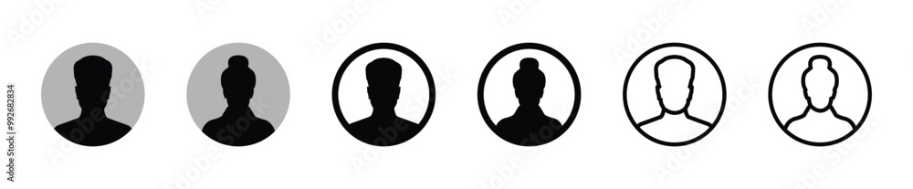 Avatar. User profile Person vector icon. Profile picture icons Avatar. User profile Person vector icon. Profile picture icons