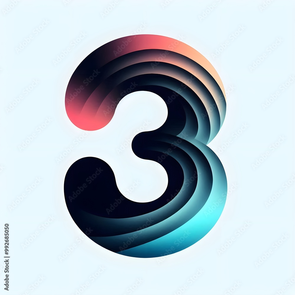 3 alphabet logo, three number icon, 3 3D design, 3 symbol design, the power of the number 3 in modern logo design 3 alphabet logo, three number icon, 3 3D design, 3 symbol design, the power of the number 3 in modern logo design