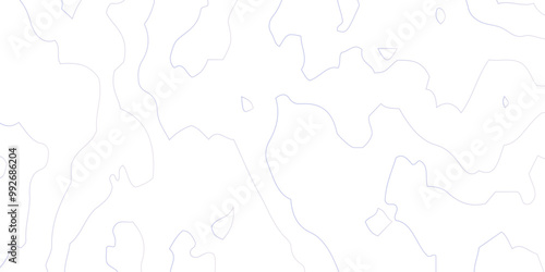 Vector geographic contour map. Topography map background. Black and white wave Seamless line. map background geographic line map with elevation assignments. Modern design with White background.