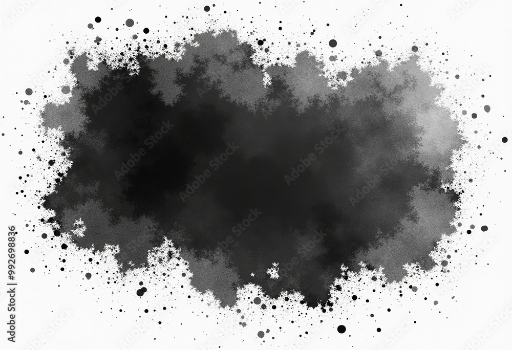 Obraz premium Grunge Texture Overlay: Distressed Brush Strokes for Vintage Designs