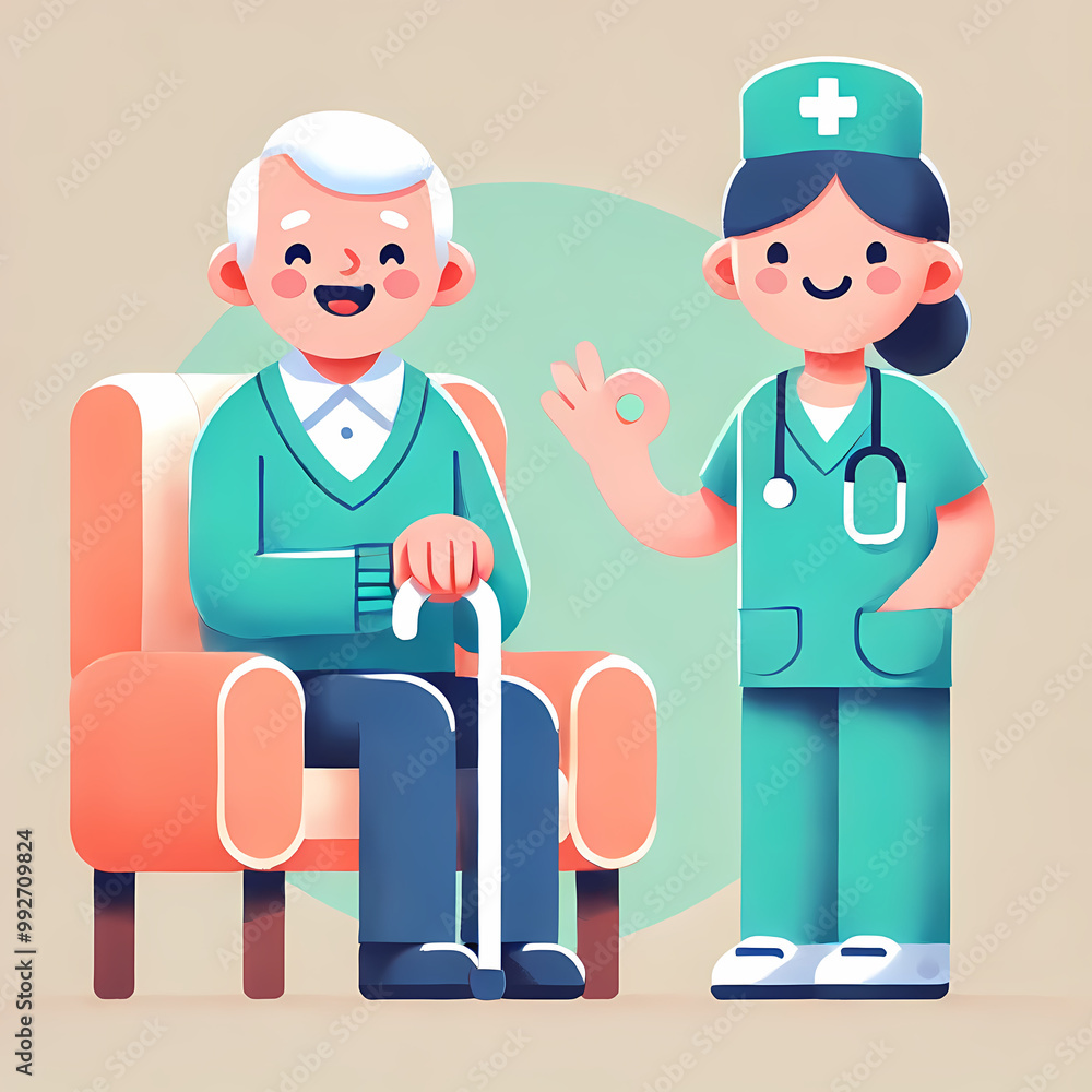Nurse Assisting Elderly Patient
Nurse Assisting Elderly Patient