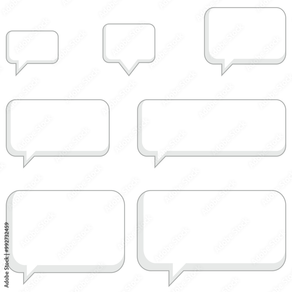 Chat Rectangle Dialogue Bubbles Square Message Chat Rectangle Dialogue Bubbles Square Message