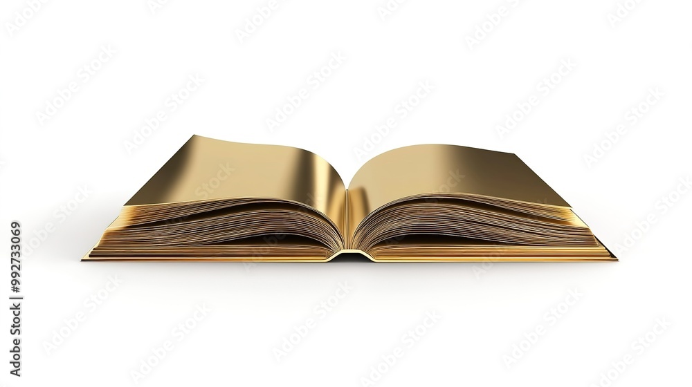 Elegant book fair display with gold material draped over the top, captured from an angled perspective against a clean white background. Elegant book fair display with gold material draped over the top, captured from an angled perspective against a clean white background.